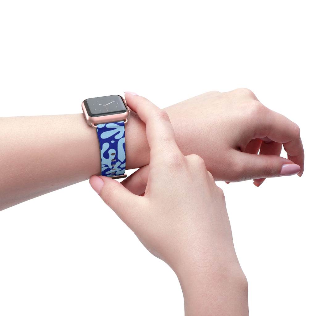 Blue Nature Apple Watch Band - HypeSheriff