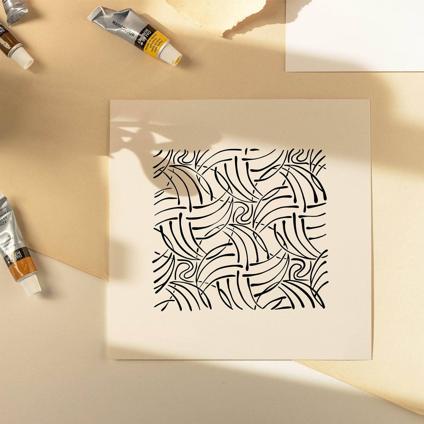 Handdrawn Pattern Art Print - HypeSheriff