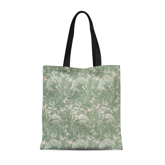 Tote Bag with vintage tulip pattern - HypeSheriff