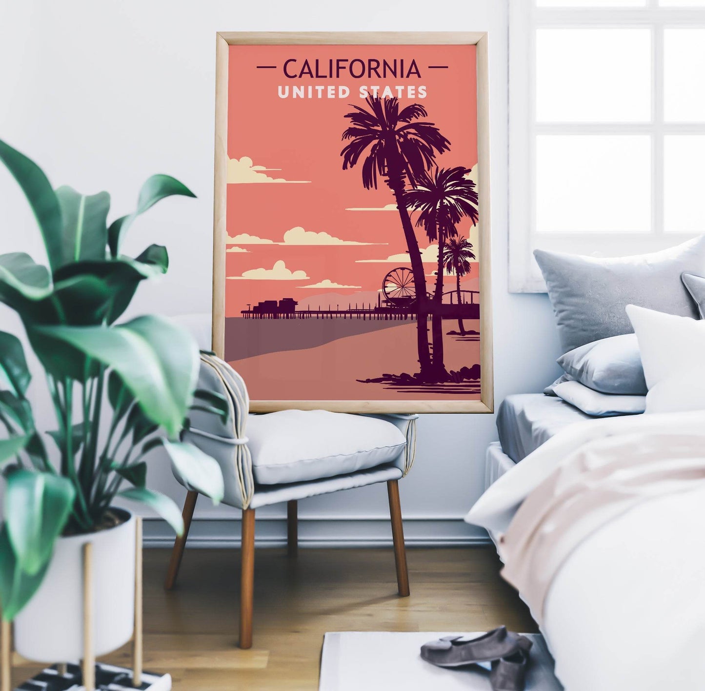 California Travel Poster - HypeSheriff