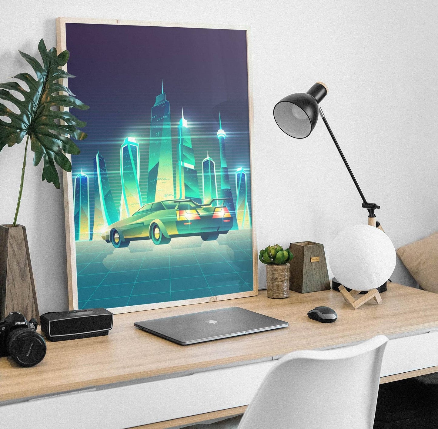 Cyberpunk City Poster - HypeSheriff