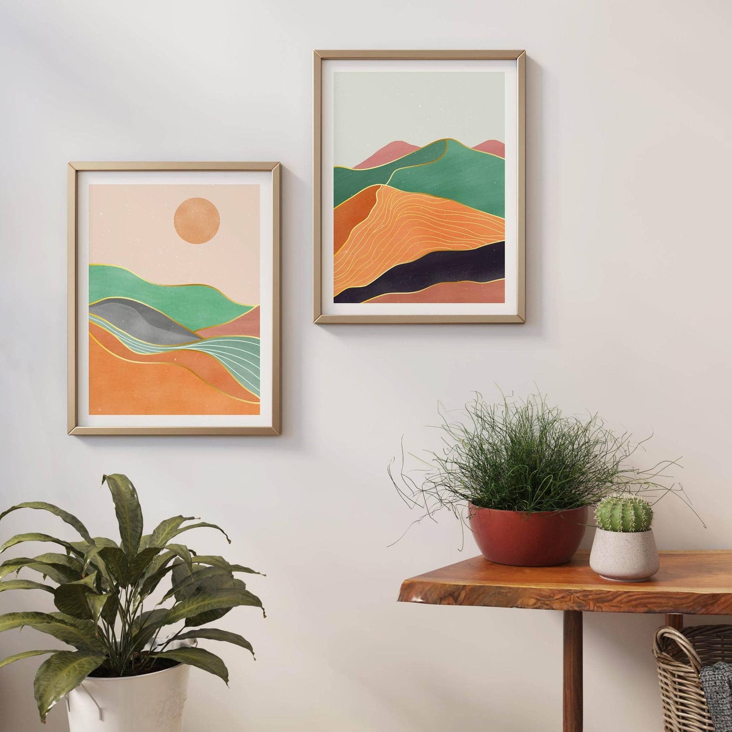 Set of 2 Minimalist Scandinavian Prints - HypeSheriff