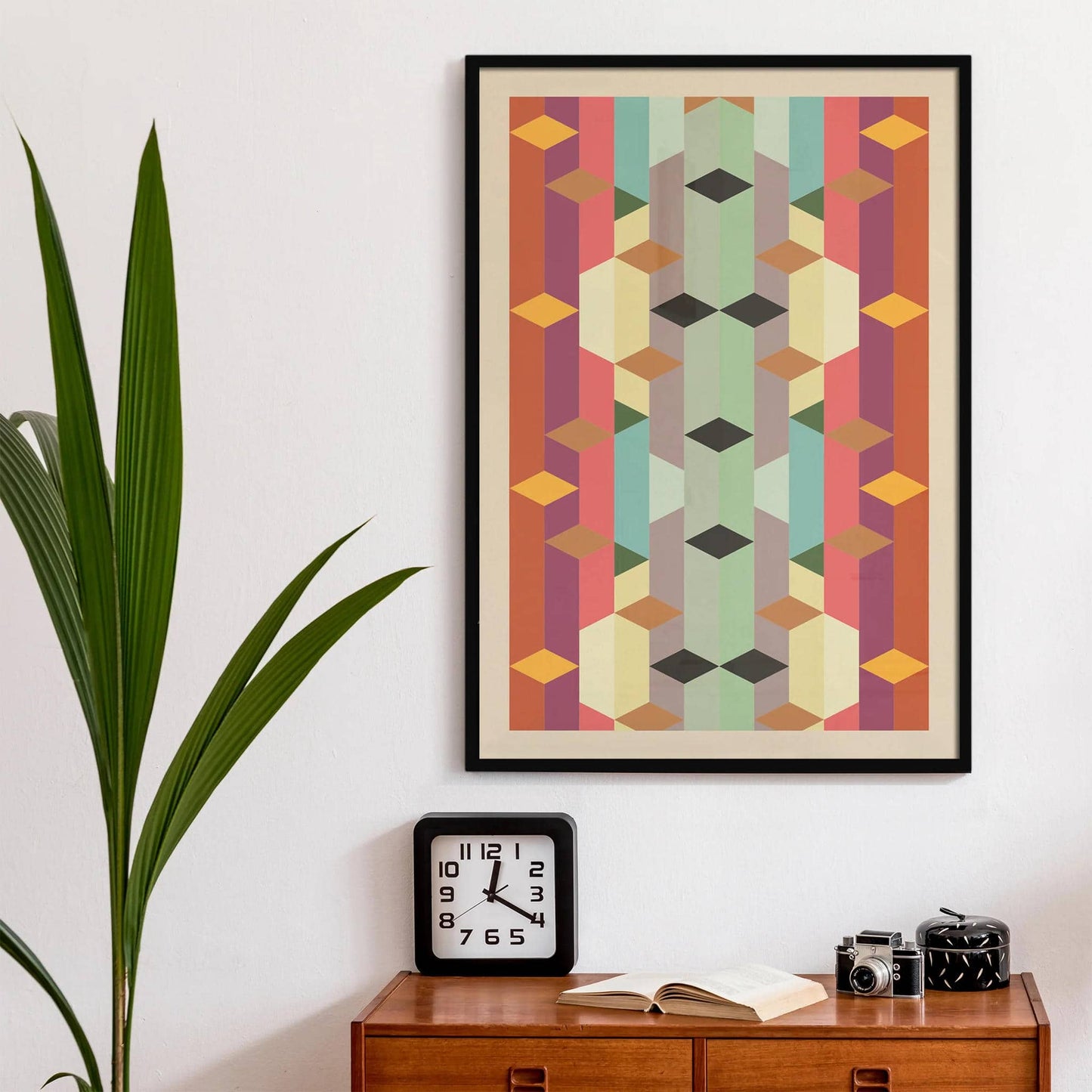 Fractal Gem Geometric Abstract Poster - HypeSheriff