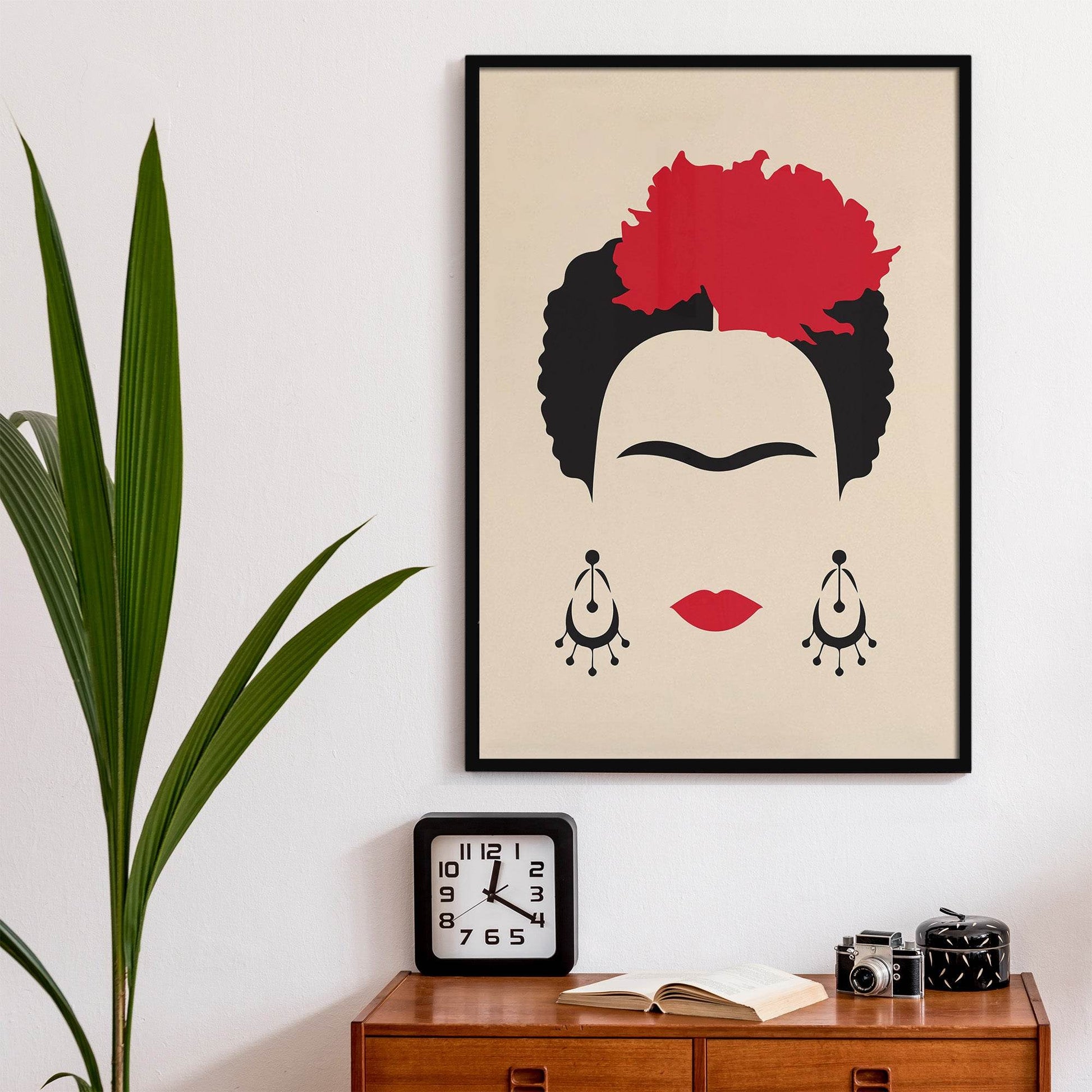 Minimalist Frida Kahlo - HypeSheriff