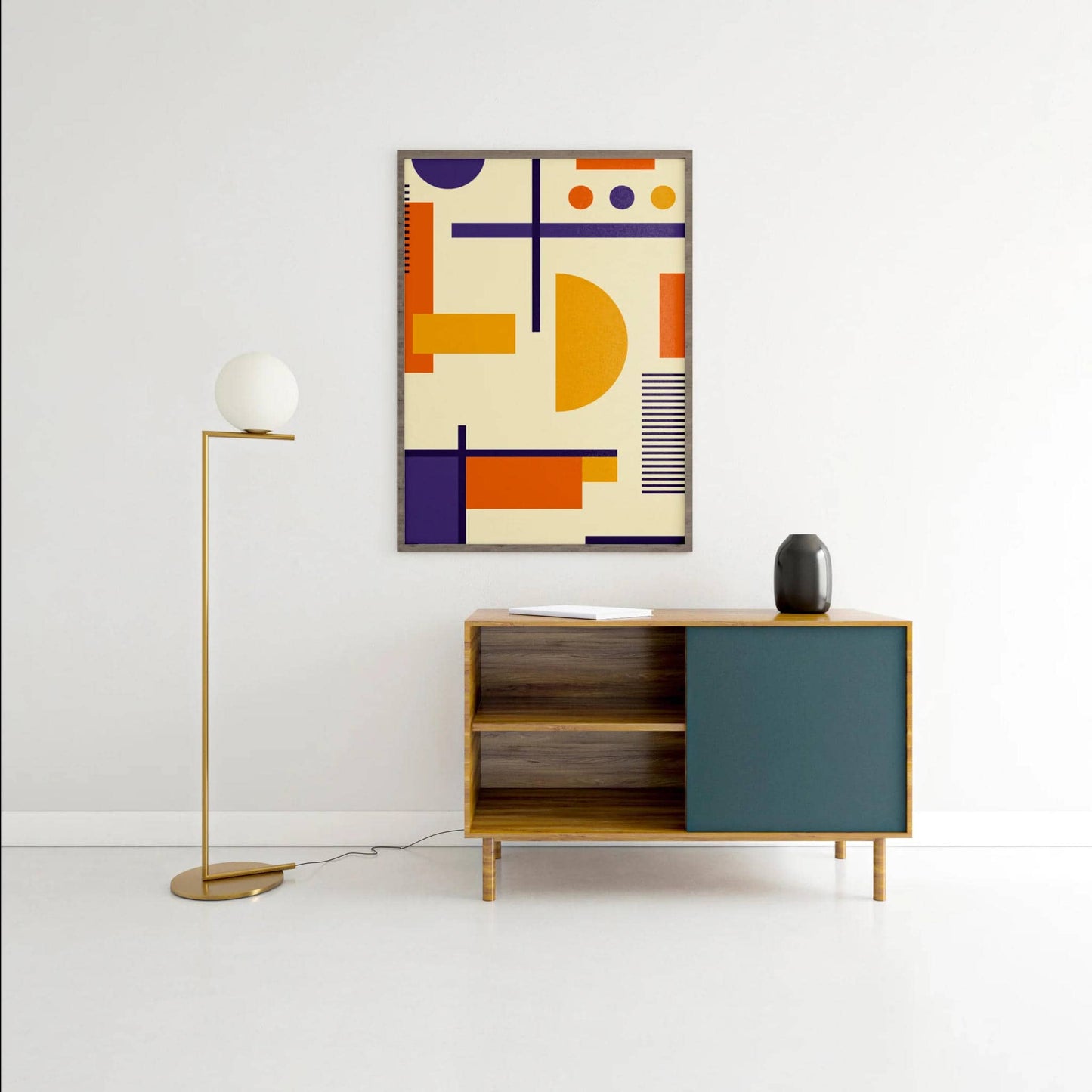Modern Geometric Poster - HypeSheriff