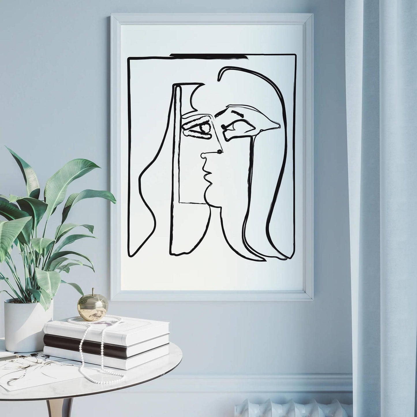 Line Art Picasso Homage Poster - HypeSheriff