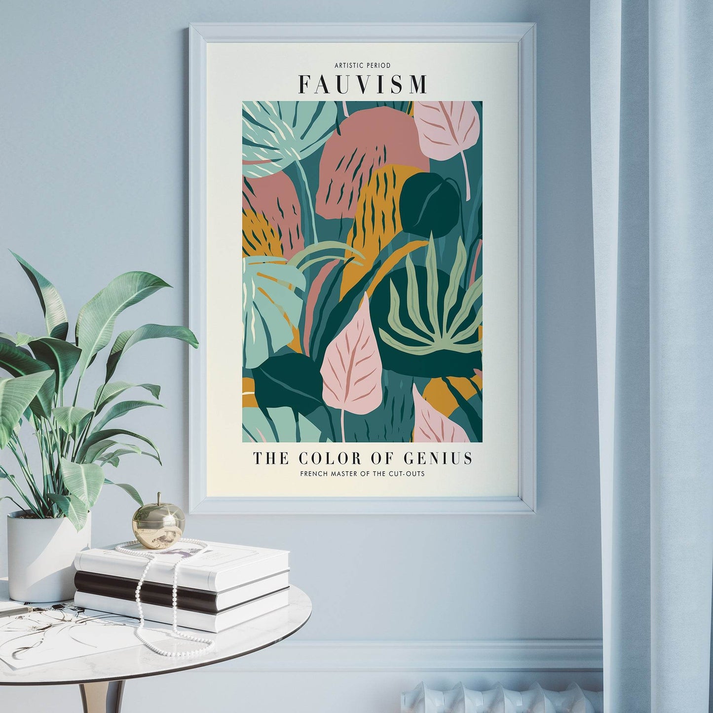 Floral Fauvism Exhibition Poster - HypeSheriff