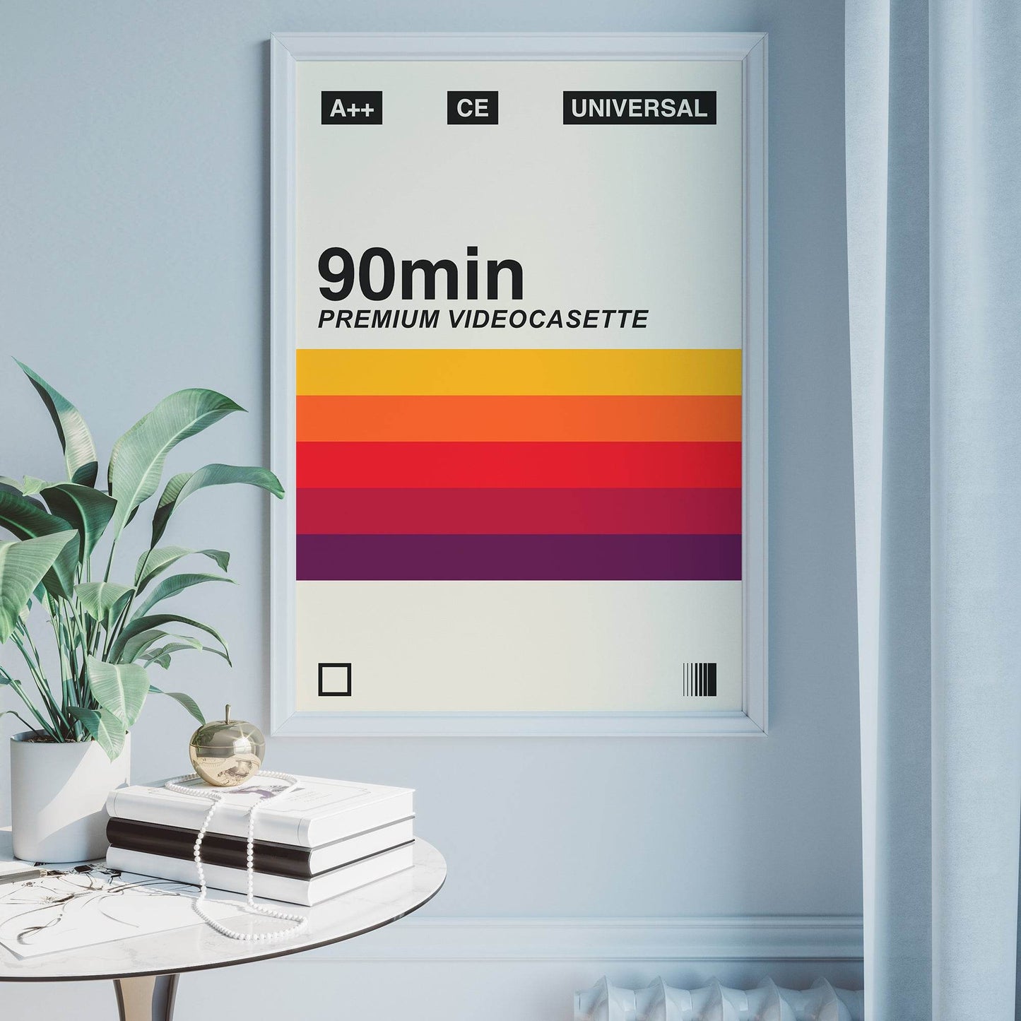 Retro Advertising Poster - VHS videocasette - HypeSheriff