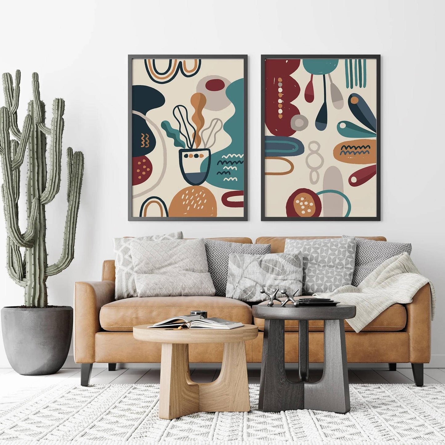 Set of 2 Eclectic Art Prints - HypeSheriff