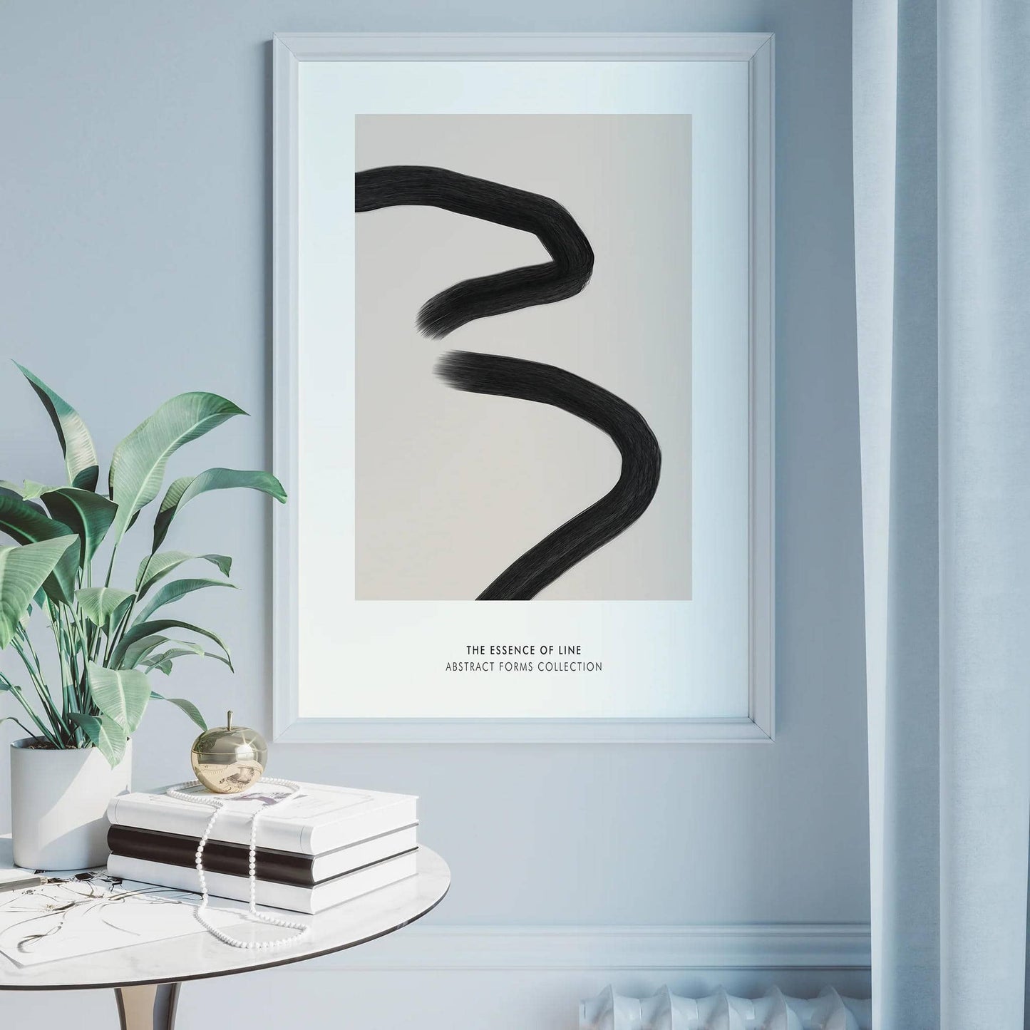 Storm Waves Abstract Poster - HypeSheriff