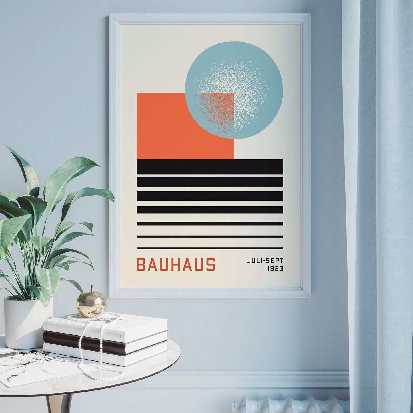 Abstract Bauhaus Poster - HypeSheriff