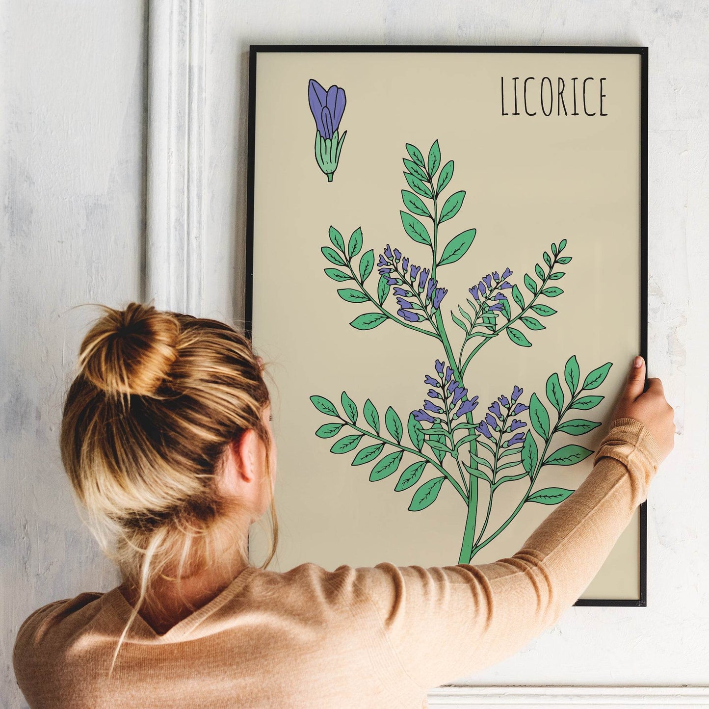 Licorice Botanical Poster - HypeSheriff