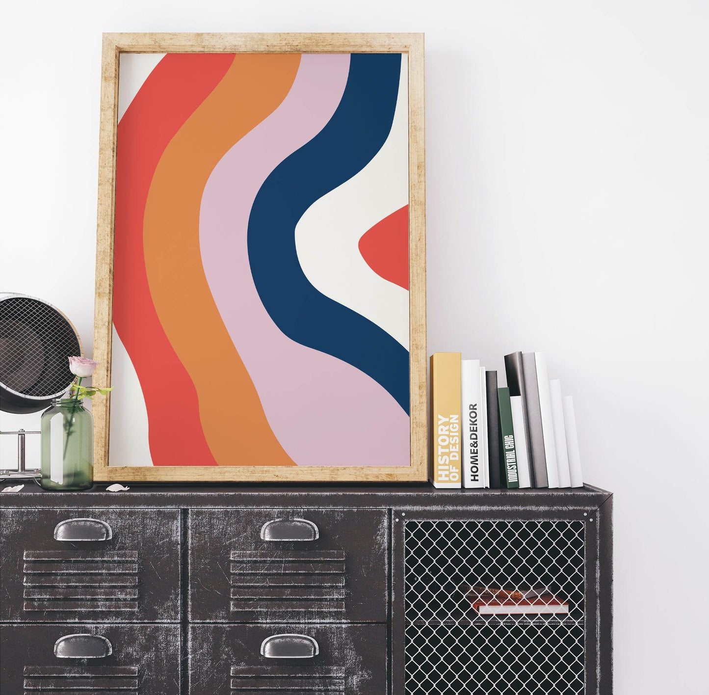 Abstract Waves Print - HypeSheriff