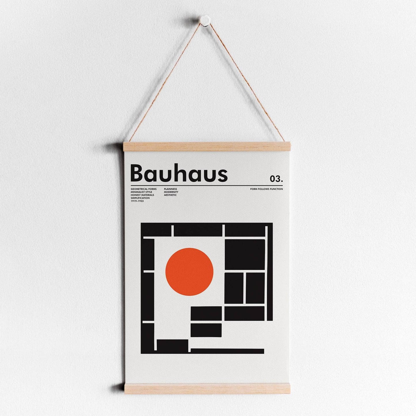 Geometric Bauhaus Poster Print - HypeSheriff