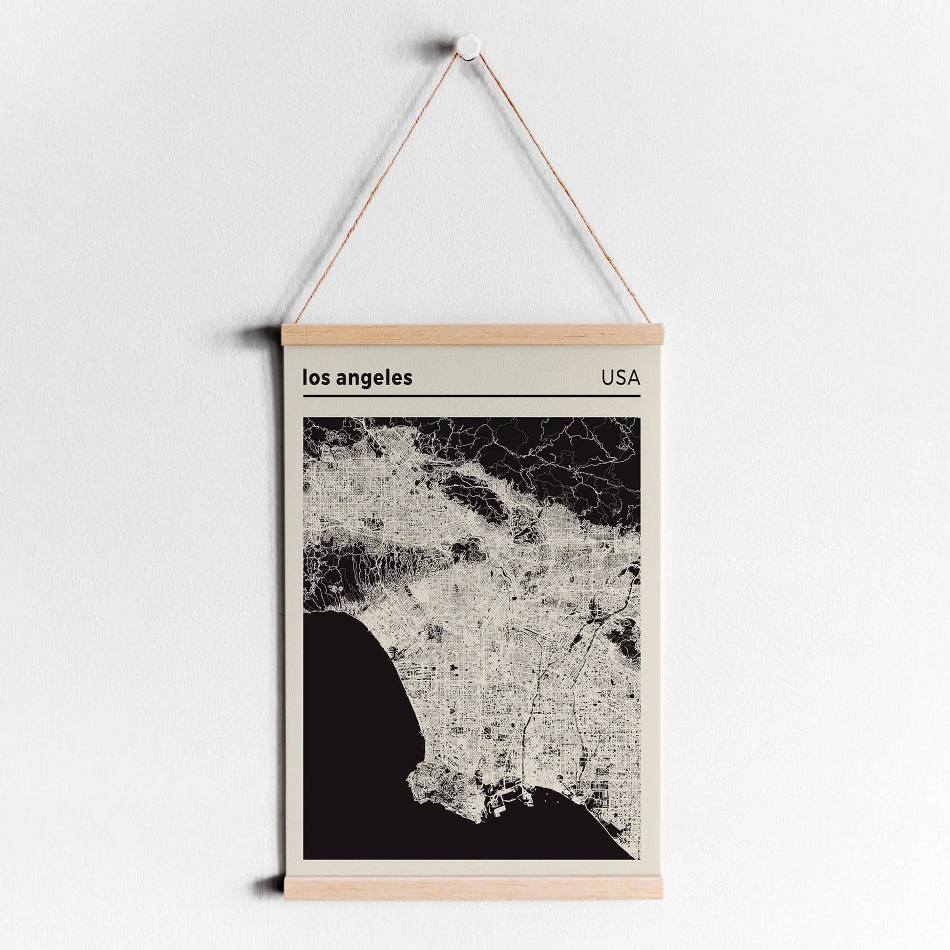 Los Angeles Map Poster - HypeSheriff