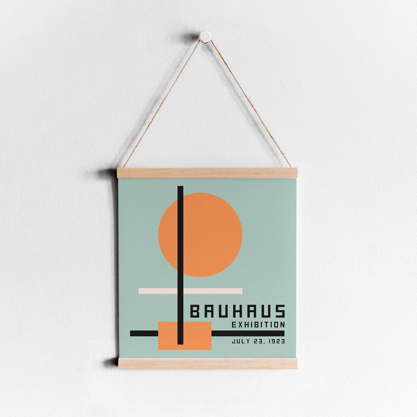 Vintage Bauhaus Square Art Print - HypeSheriff