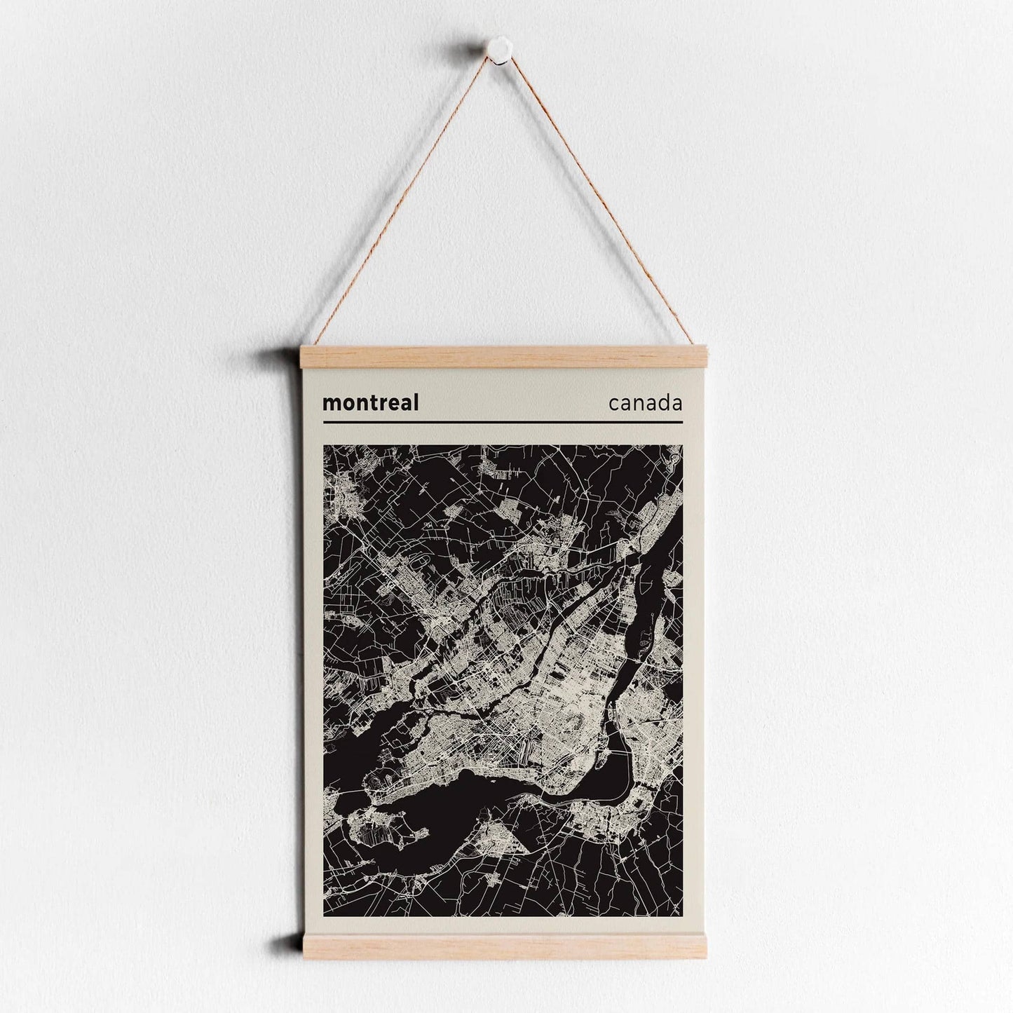 Montreal, Canada Map Poster - HypeSheriff
