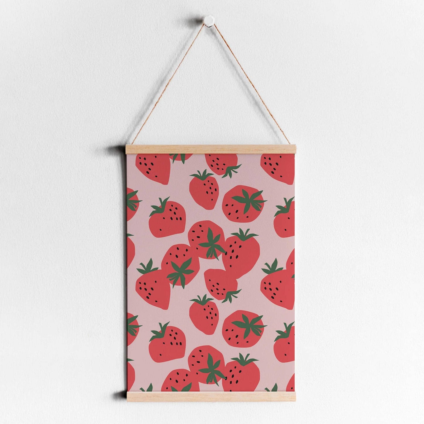 Minimalist Strawberries Poster - HypeSheriff