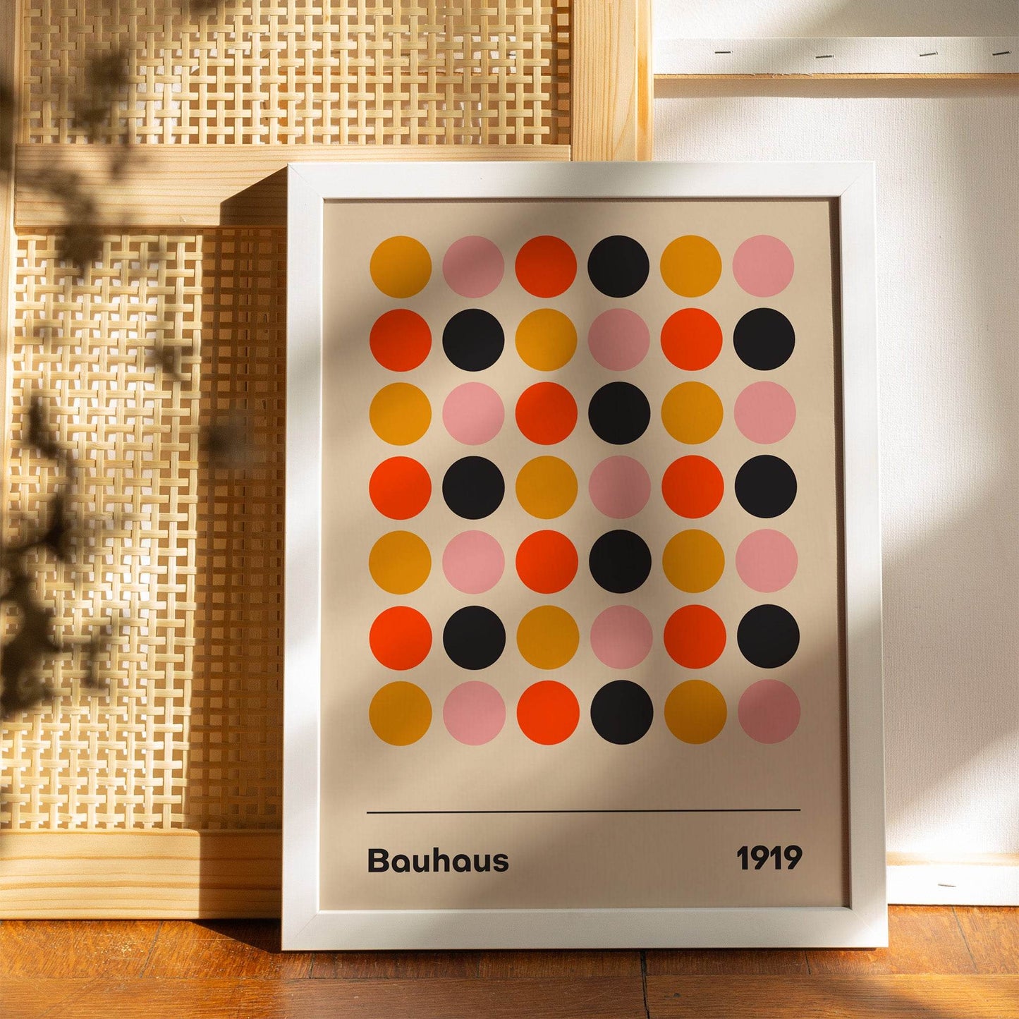 Bauhaus 1919 - Geometric Poster - HypeSheriff