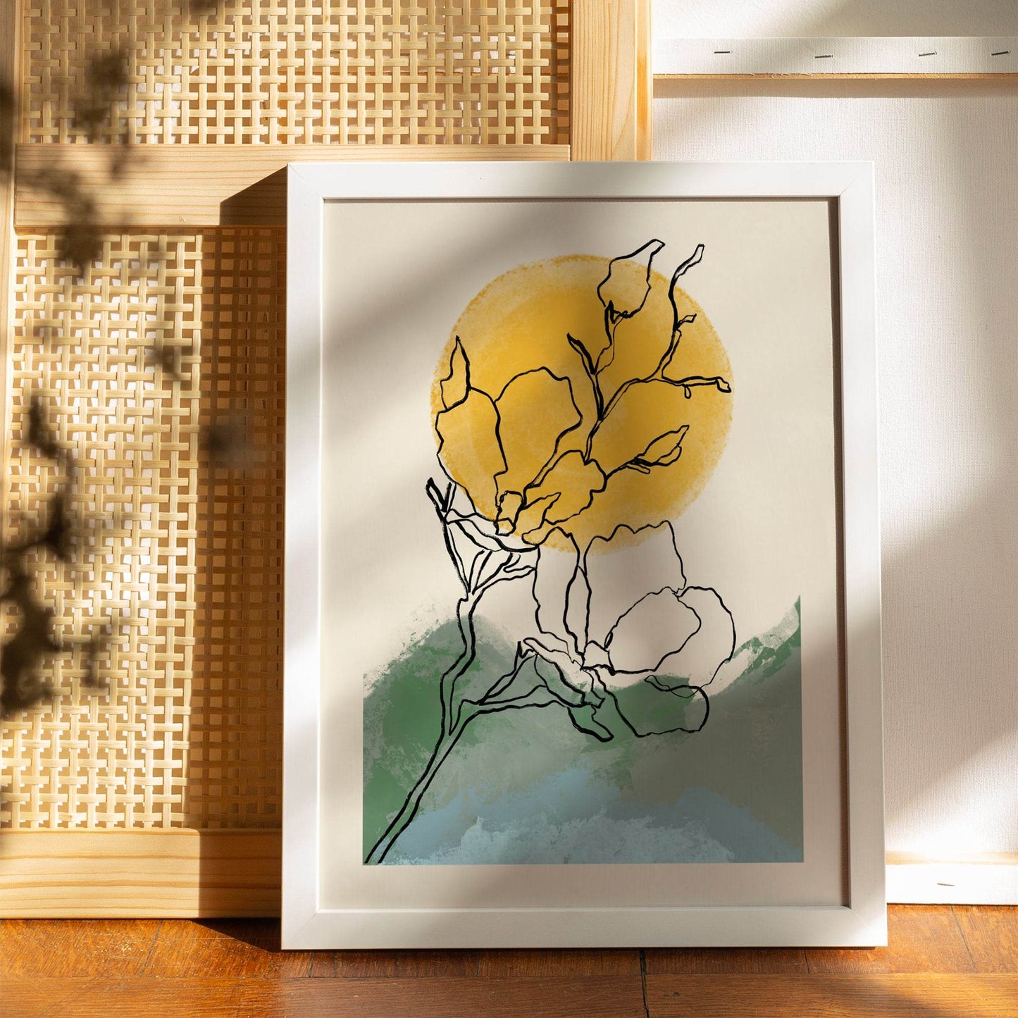 Floral Landscape Print - HypeSheriff