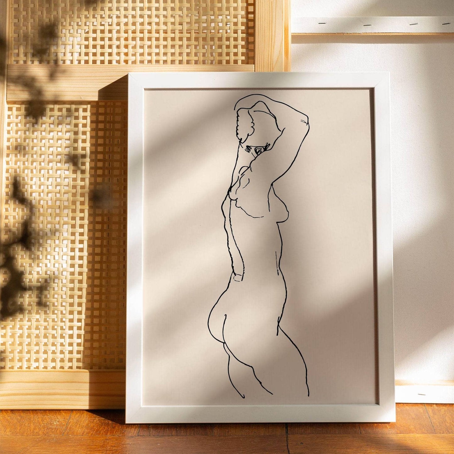 E. Schiele Woman Body Poster - HypeSheriff