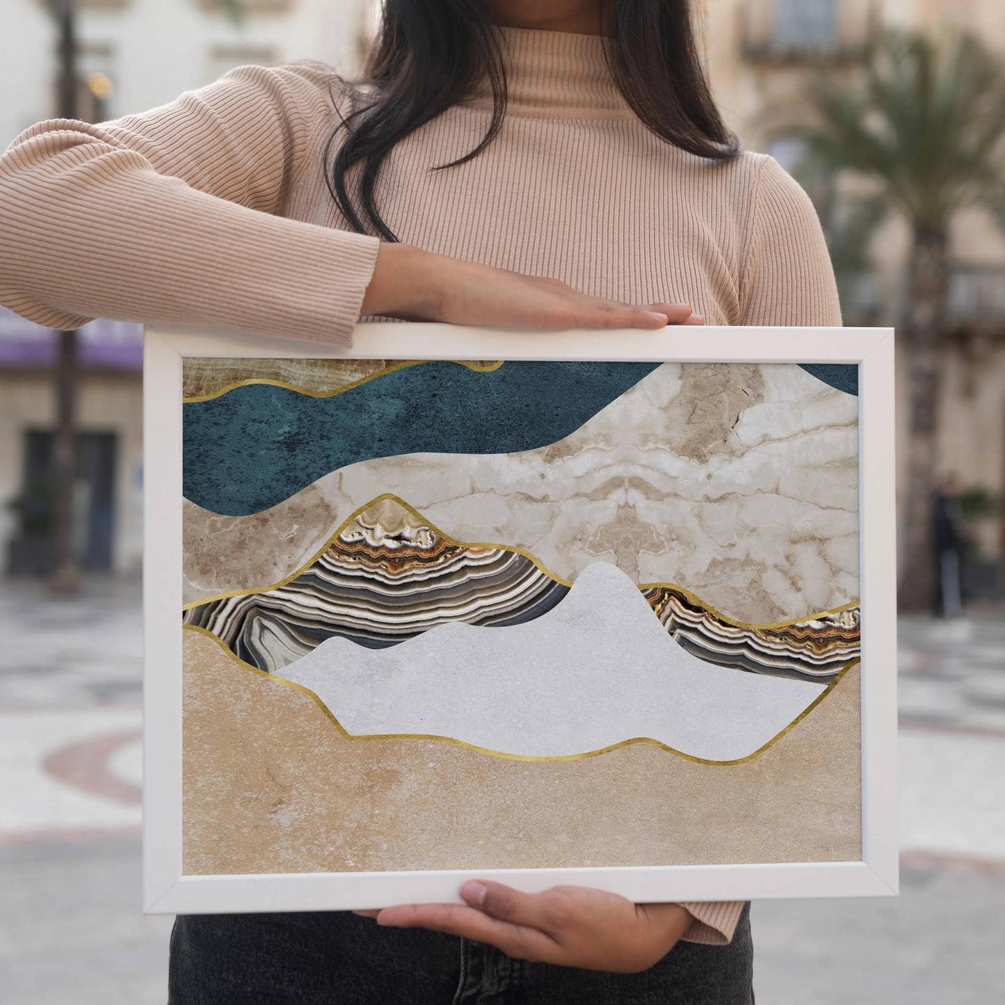 Mid-Century Modern Landscape Poster - HypeSheriff