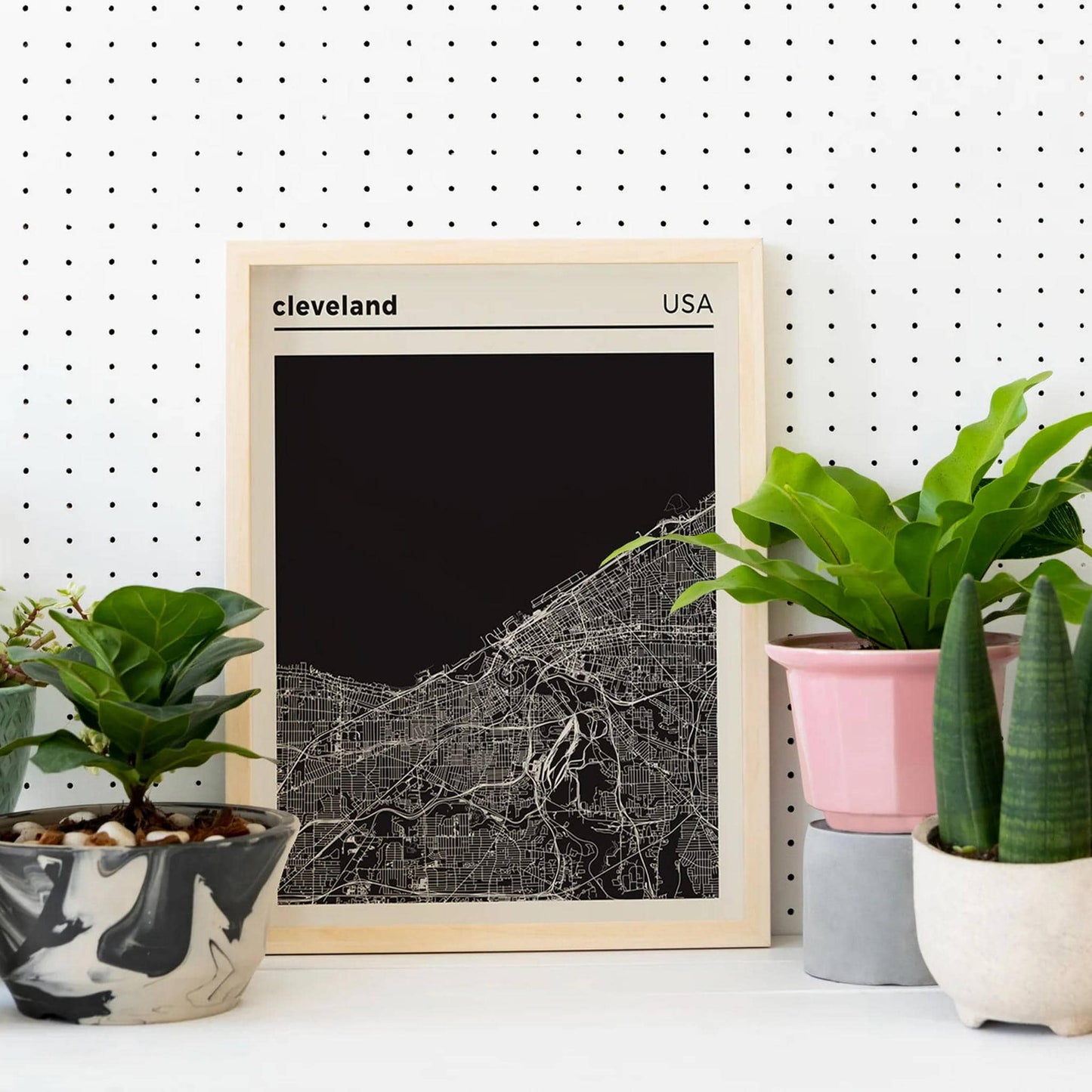 Cleveland Map Poster - HypeSheriff