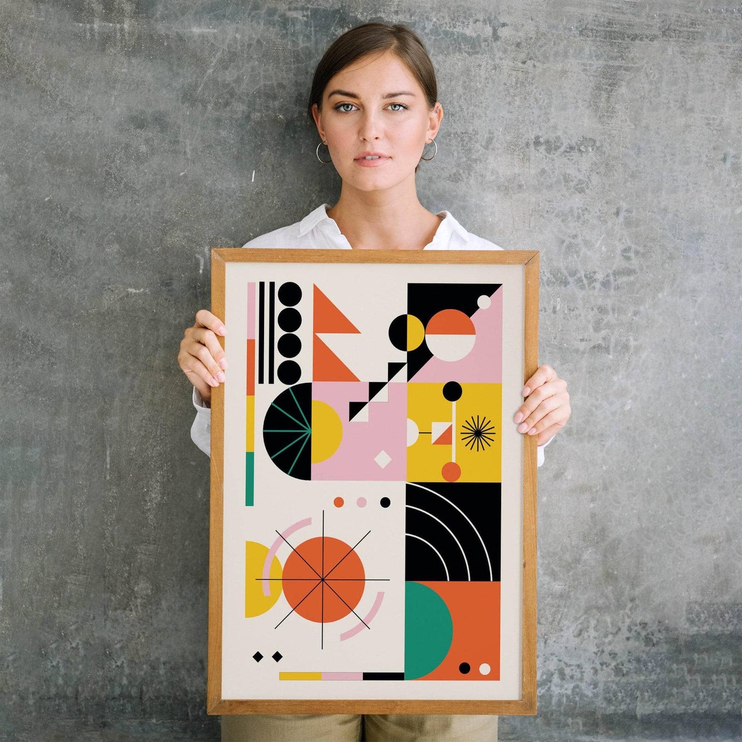 Abstract Geometric Shapes Poster - HypeSheriff