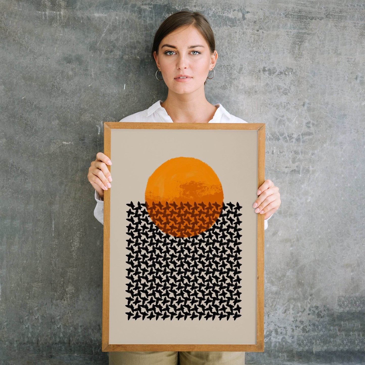 Mid-Century Modern Sunset Print - HypeSheriff