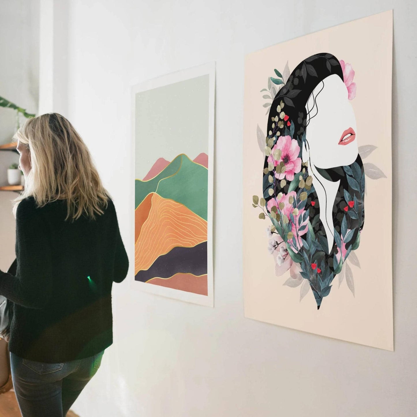 Bouquet Woman Poster - HypeSheriff