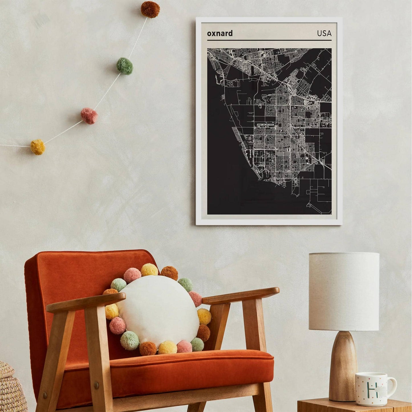 City Of Oxnard, USA - Map Poster - HypeSheriff