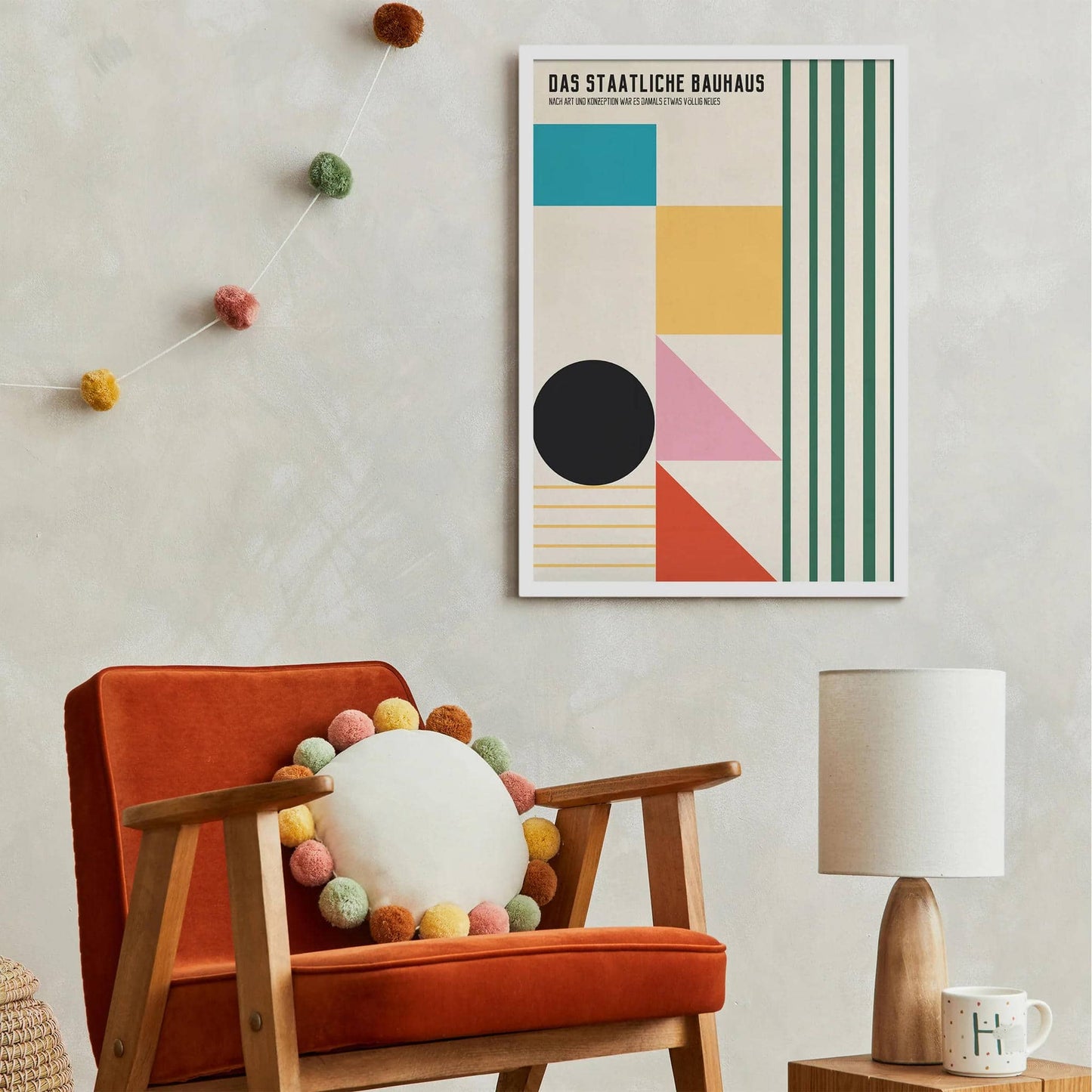 Geometric Bauhaus Poster - Exhibition in Germany - HypeSheriff