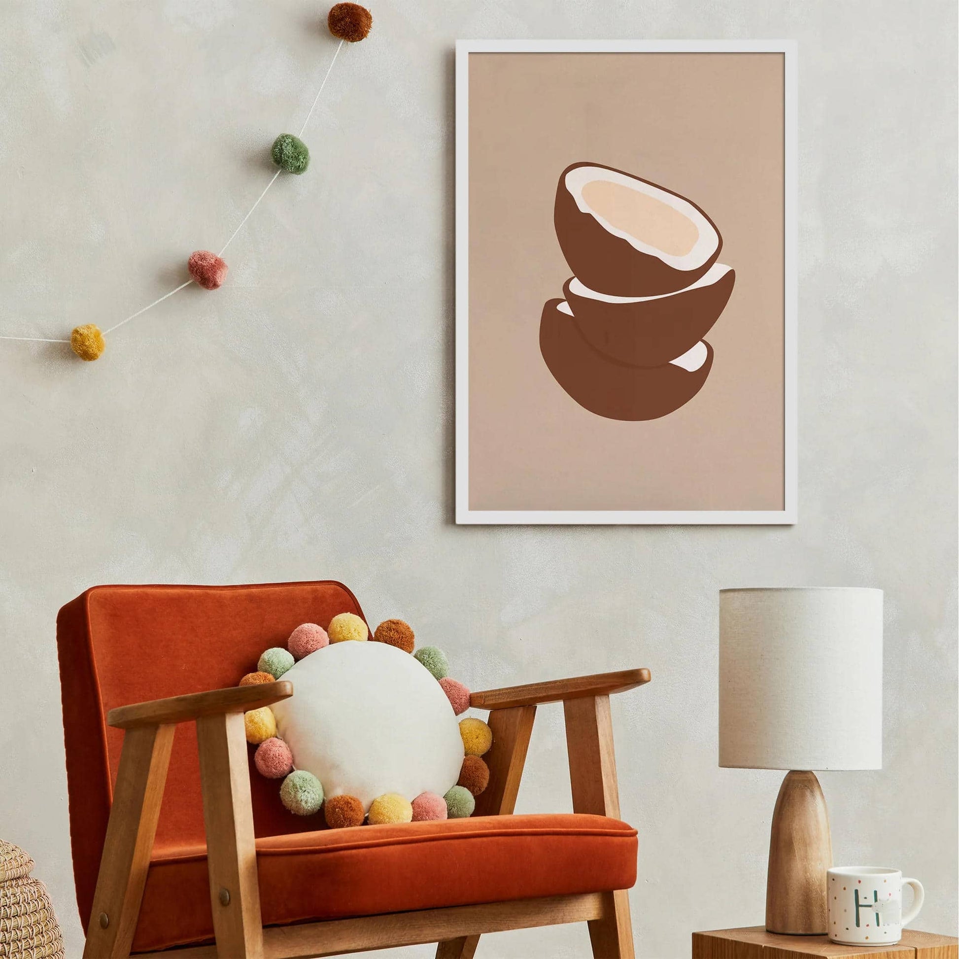 Coconut Minimalist Poster - HypeSheriff