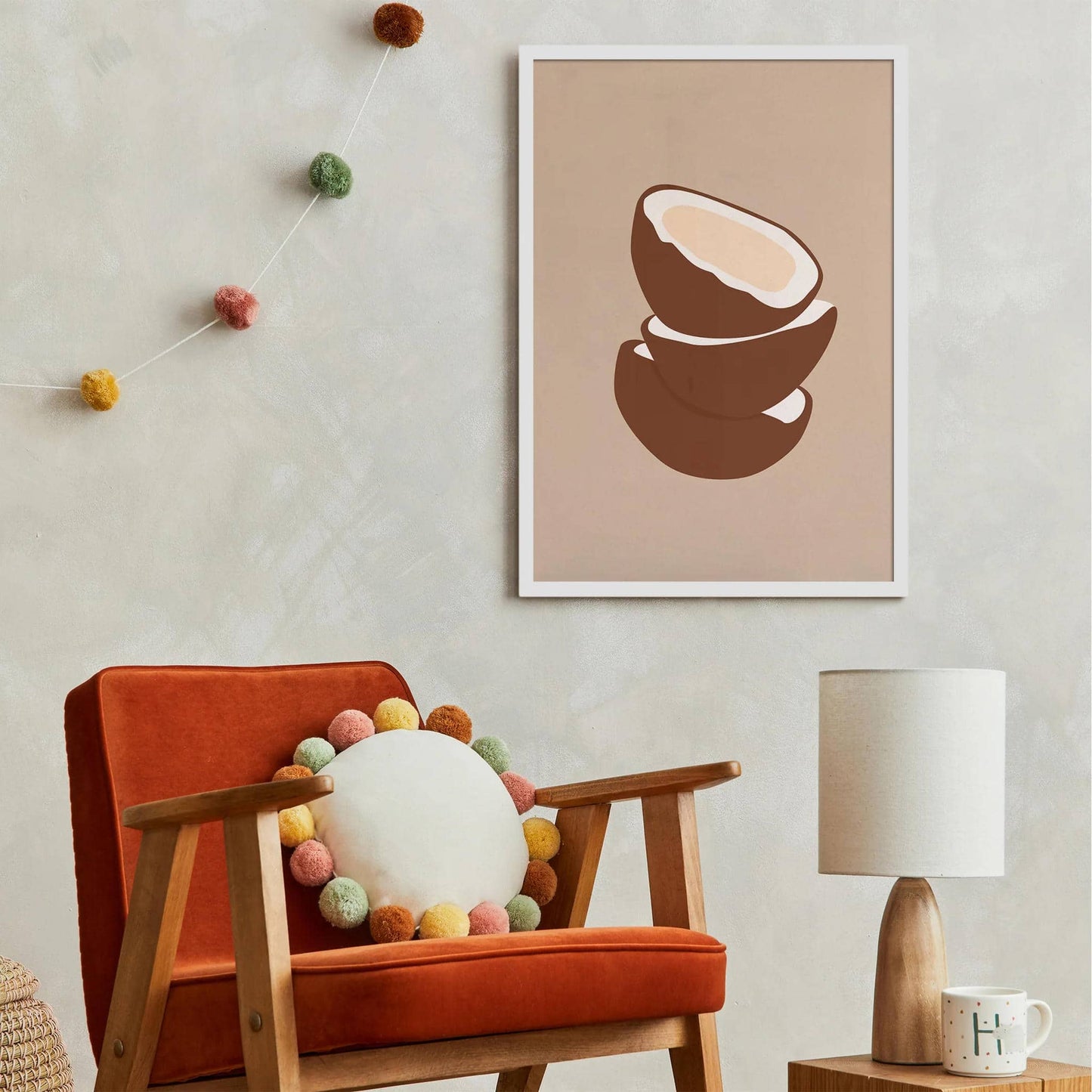 Coconut Minimalist Poster - HypeSheriff