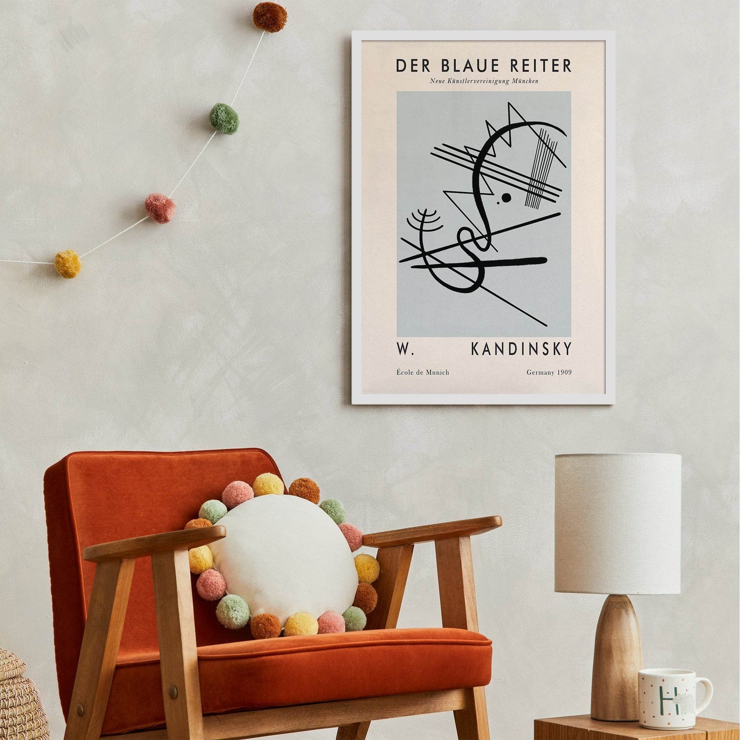 W. Kandinsky Abstract Poster - HypeSheriff