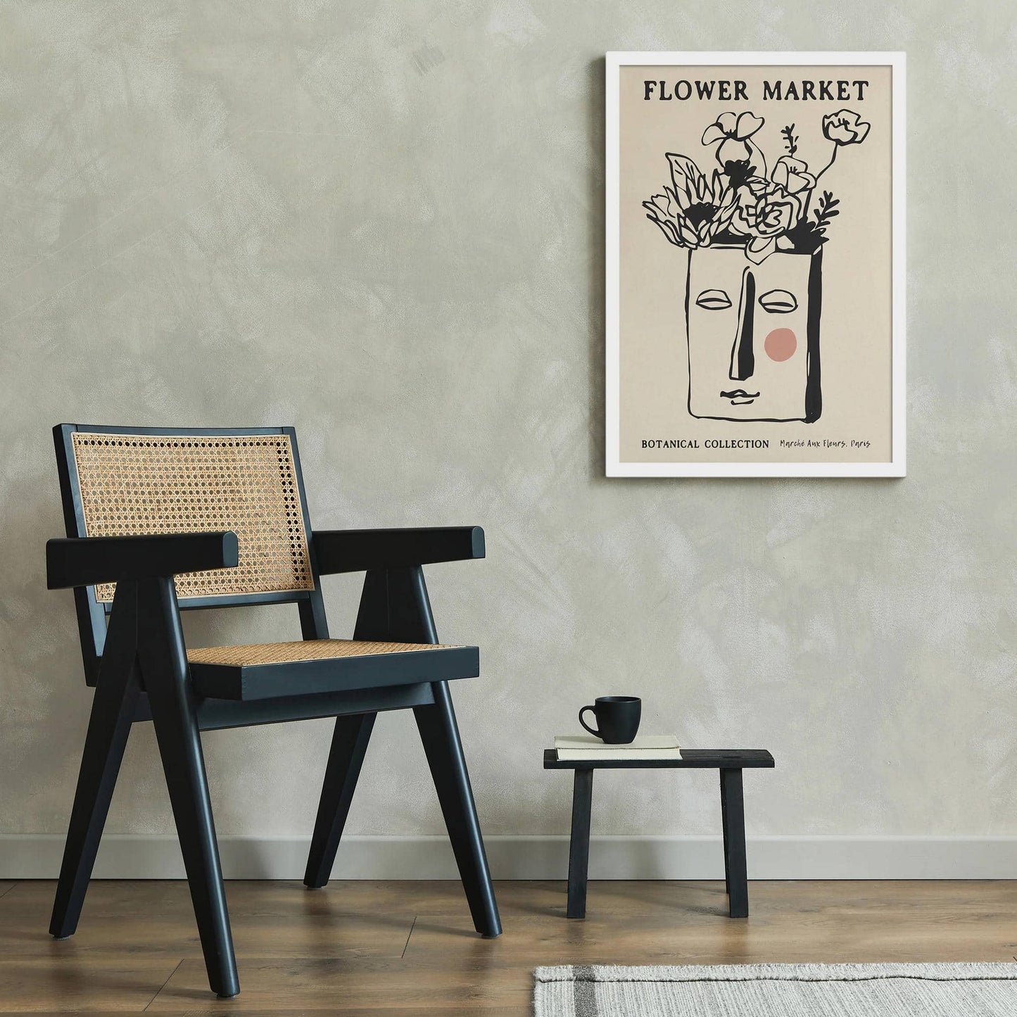 Marche Aux Fleurs, Flower Market Poster - HypeSheriff
