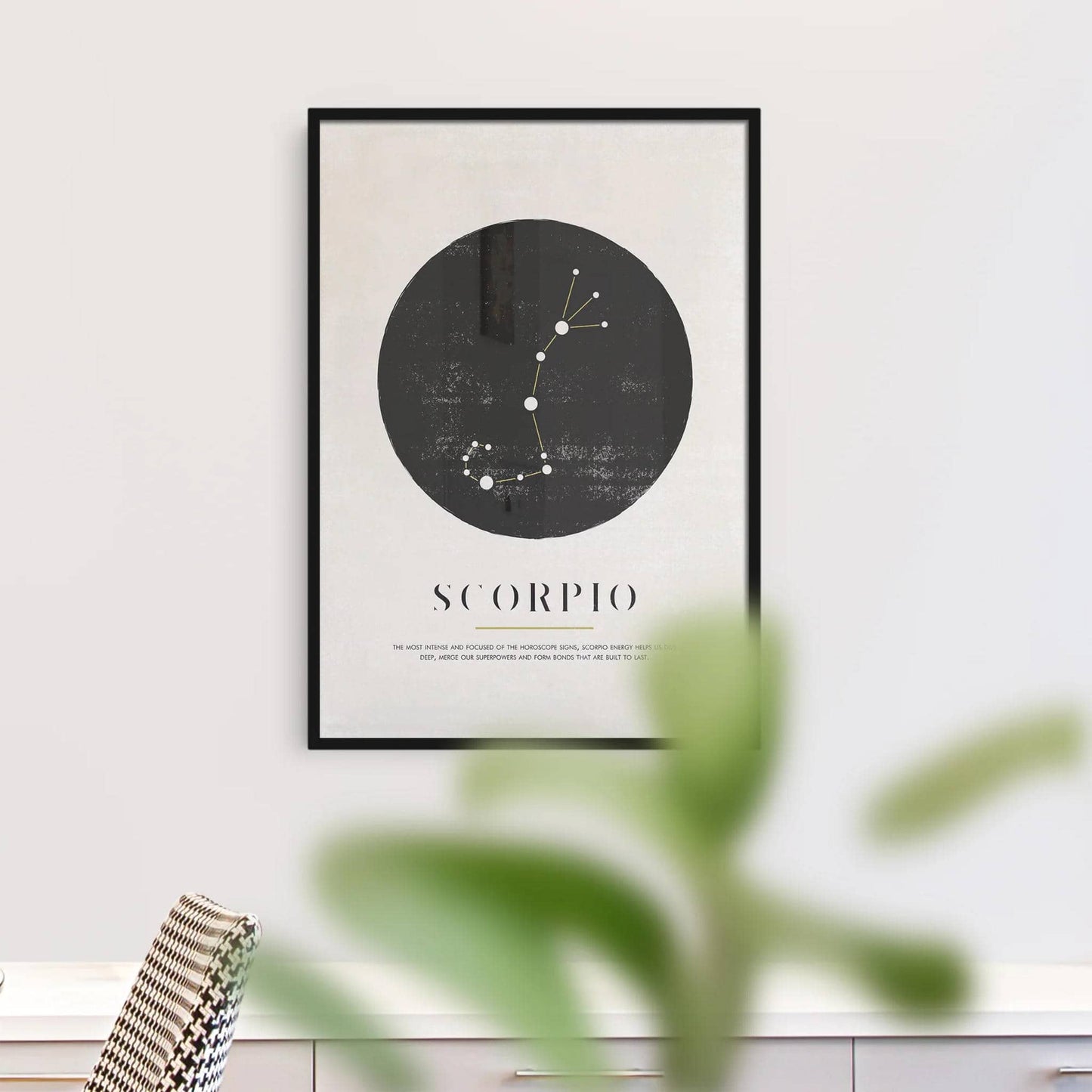 Scorpio Zodiac Art Print - HypeSheriff