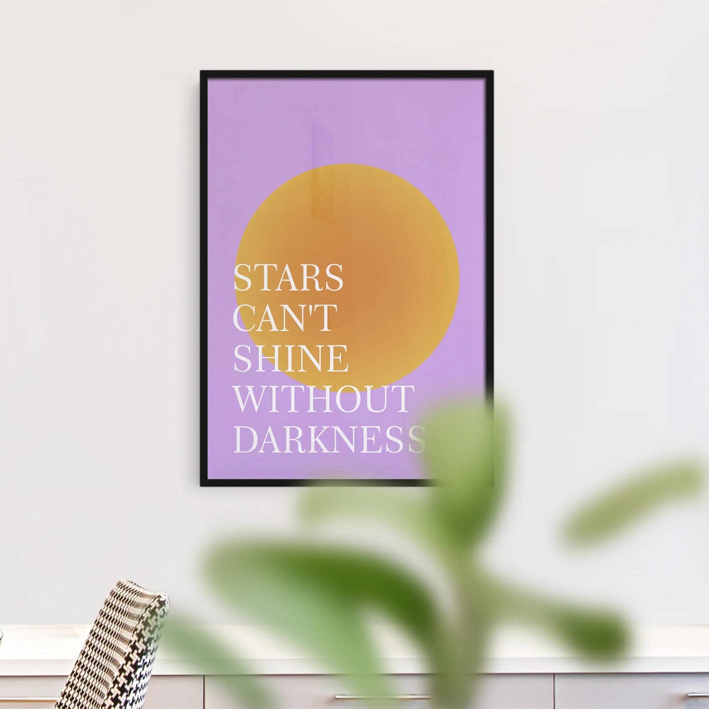 Stars can't shine without darkness Poster - HypeSheriff