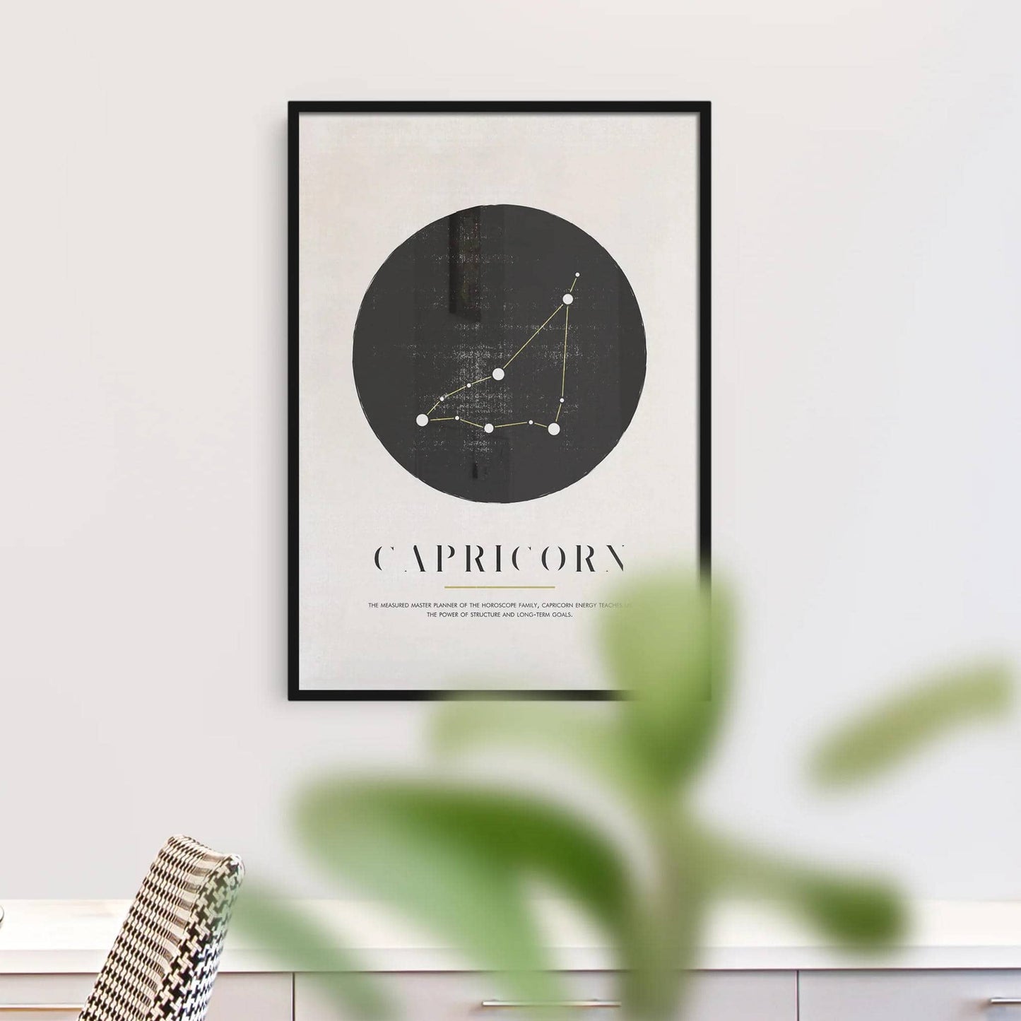 Capricorn Zodiac Art Print - HypeSheriff