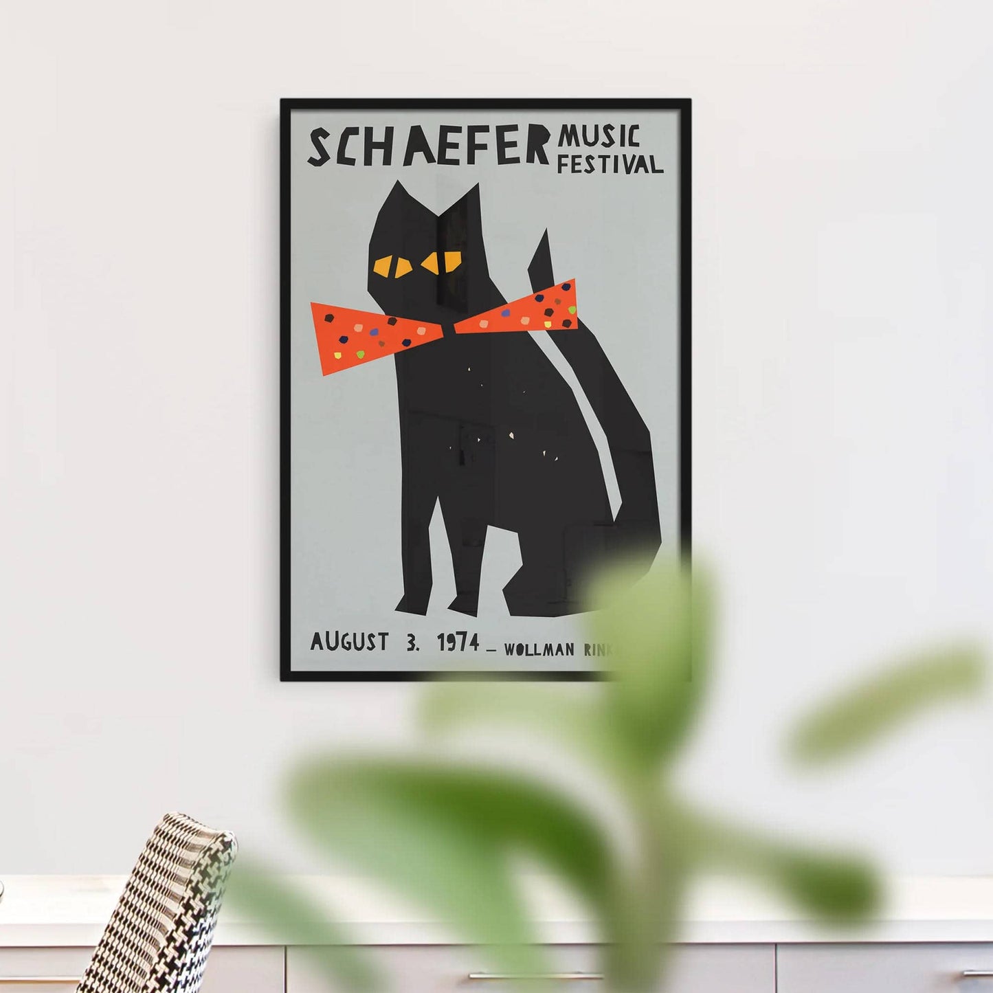 Jazz Festival Cat Poster - HypeSheriff