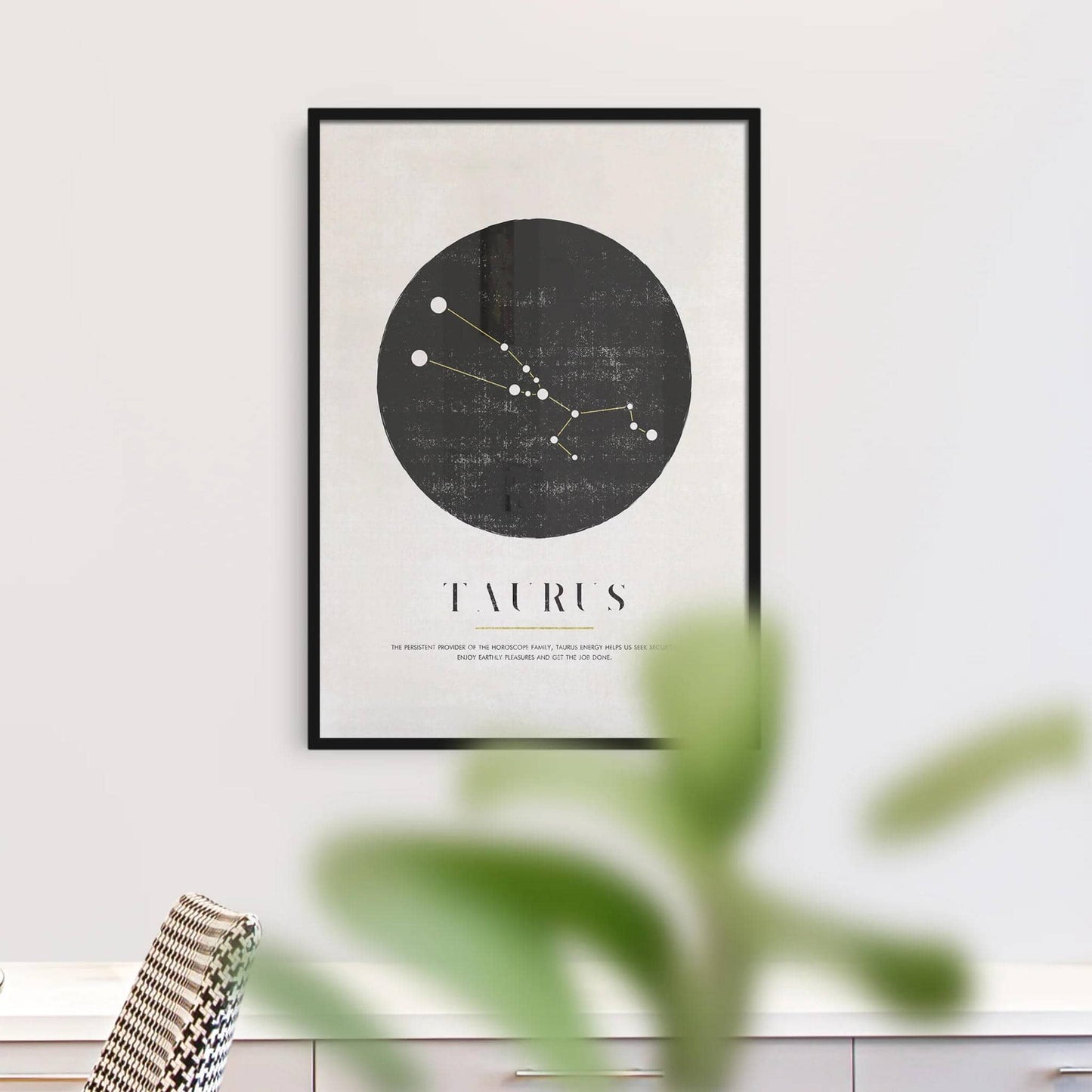 Taurus Zodiac Art Print - HypeSheriff