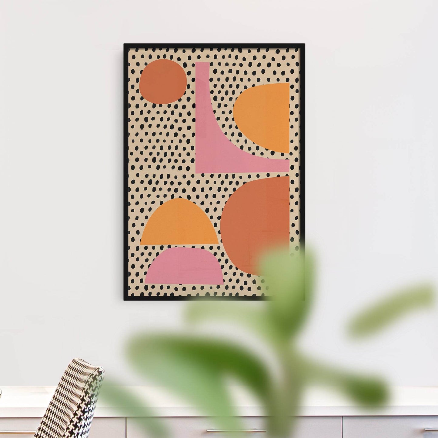 Abstract Contemporary Composition Print - HypeSheriff