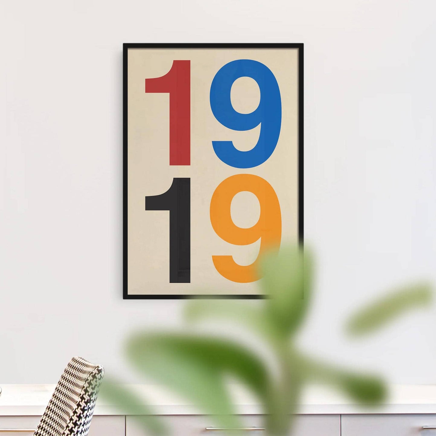 1919 THE YEAR OF BAUHAUS POSTER - HypeSheriff