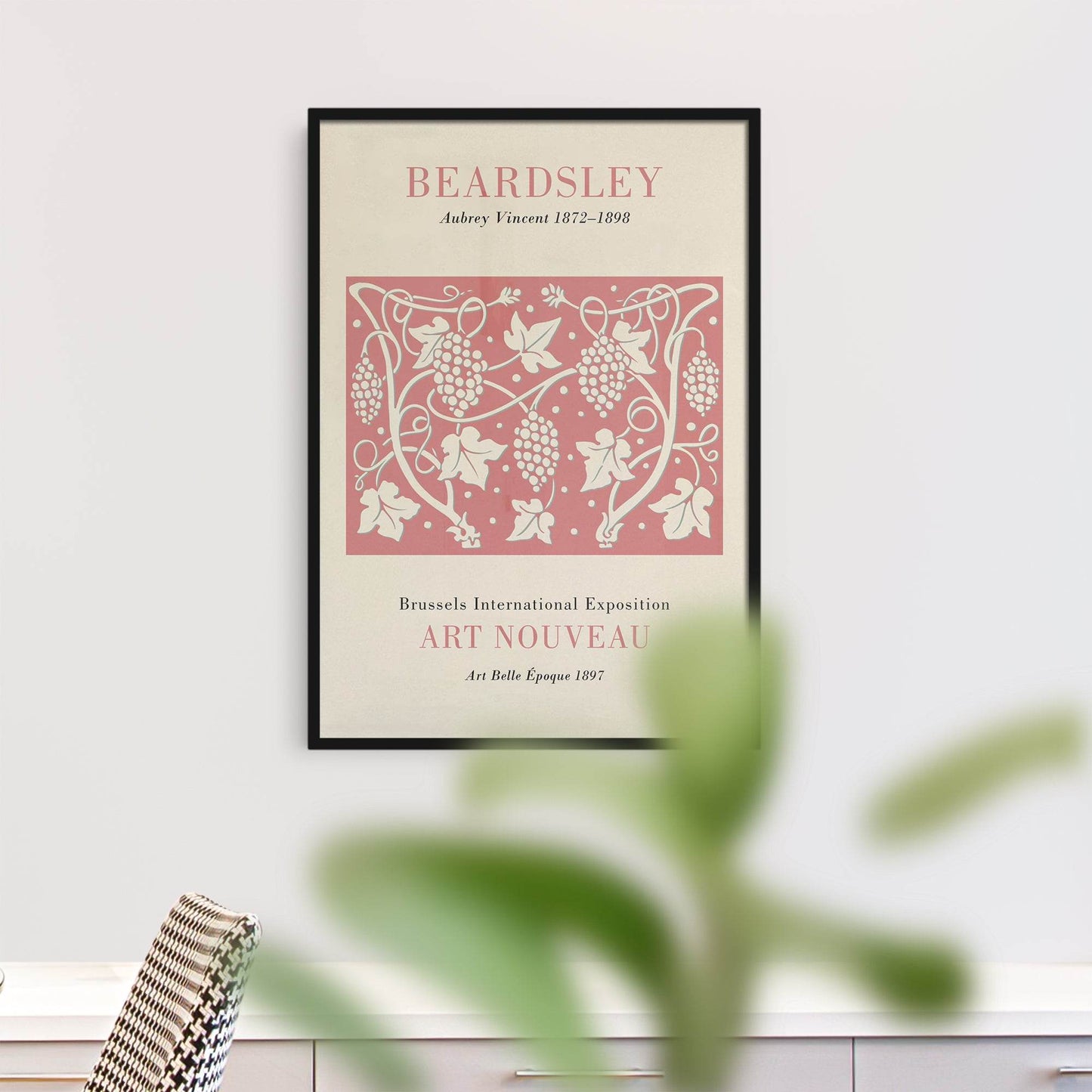 Beardsley Art Nouveau Art Print - HypeSheriff