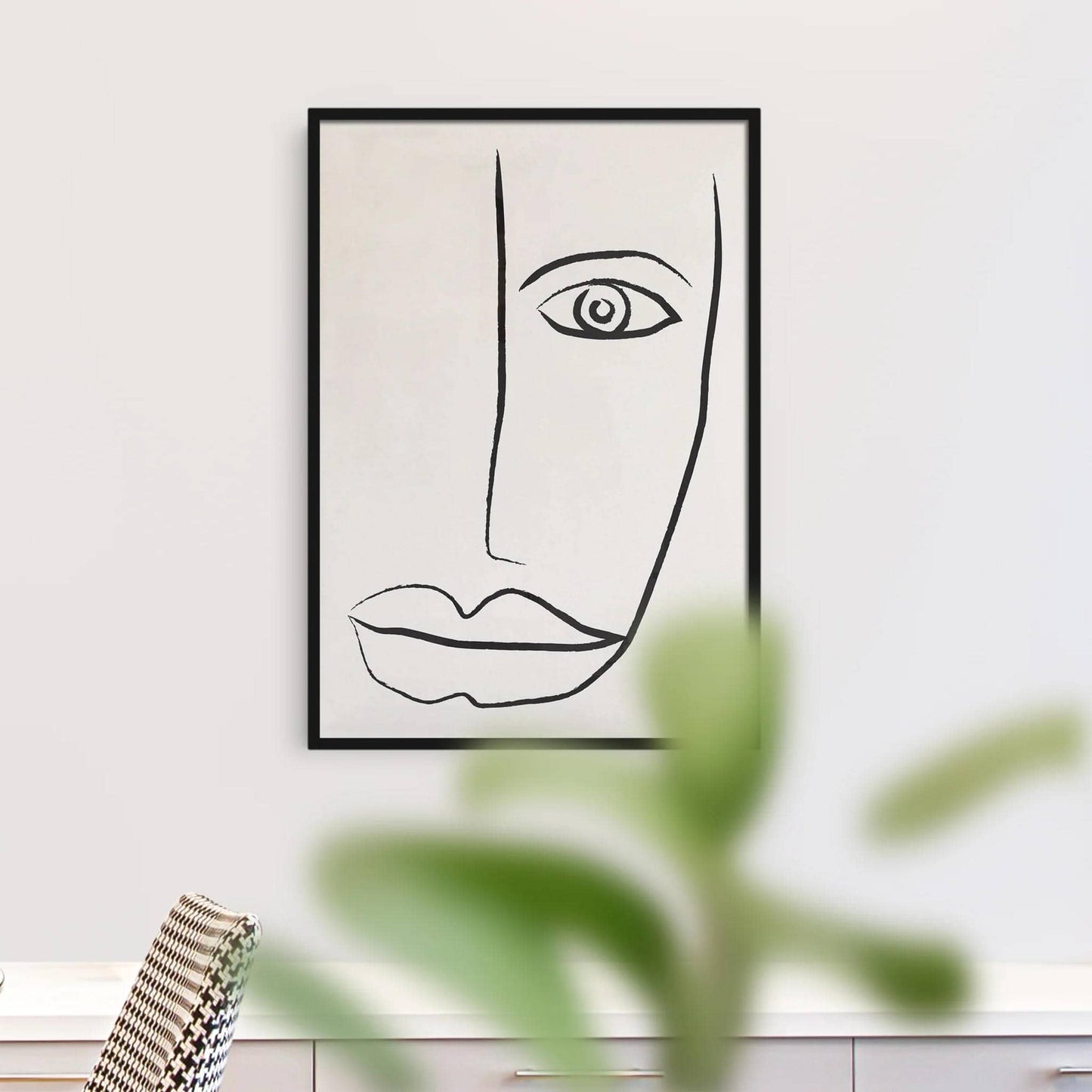 line art face illustration - HypeSheriff