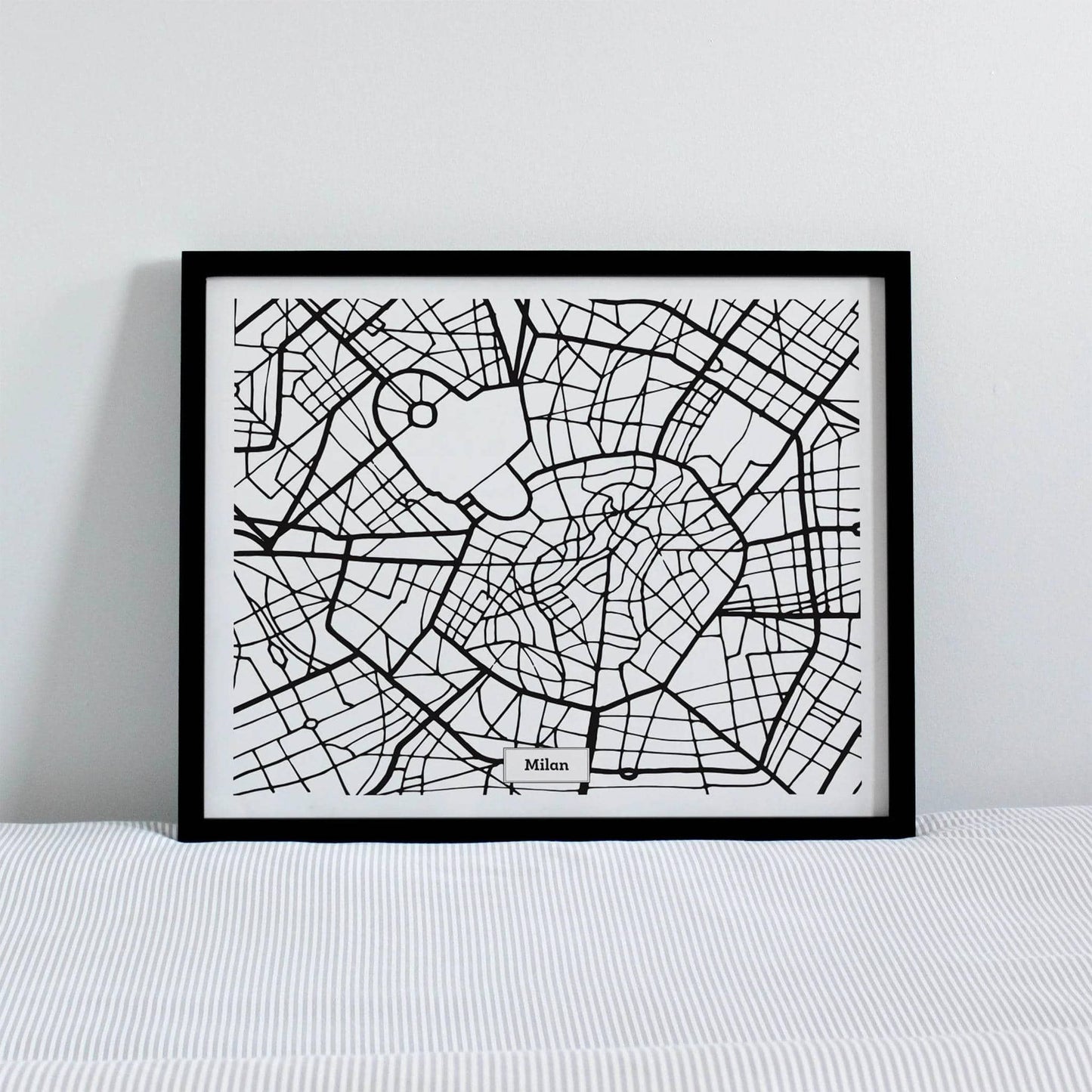 Milan, Italy Map Poster - HypeSheriff