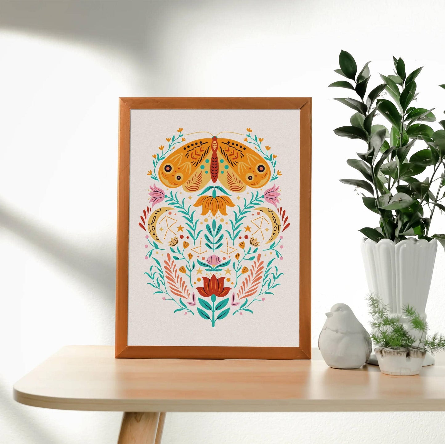 Scandinavian Folk Art Print - HypeSheriff