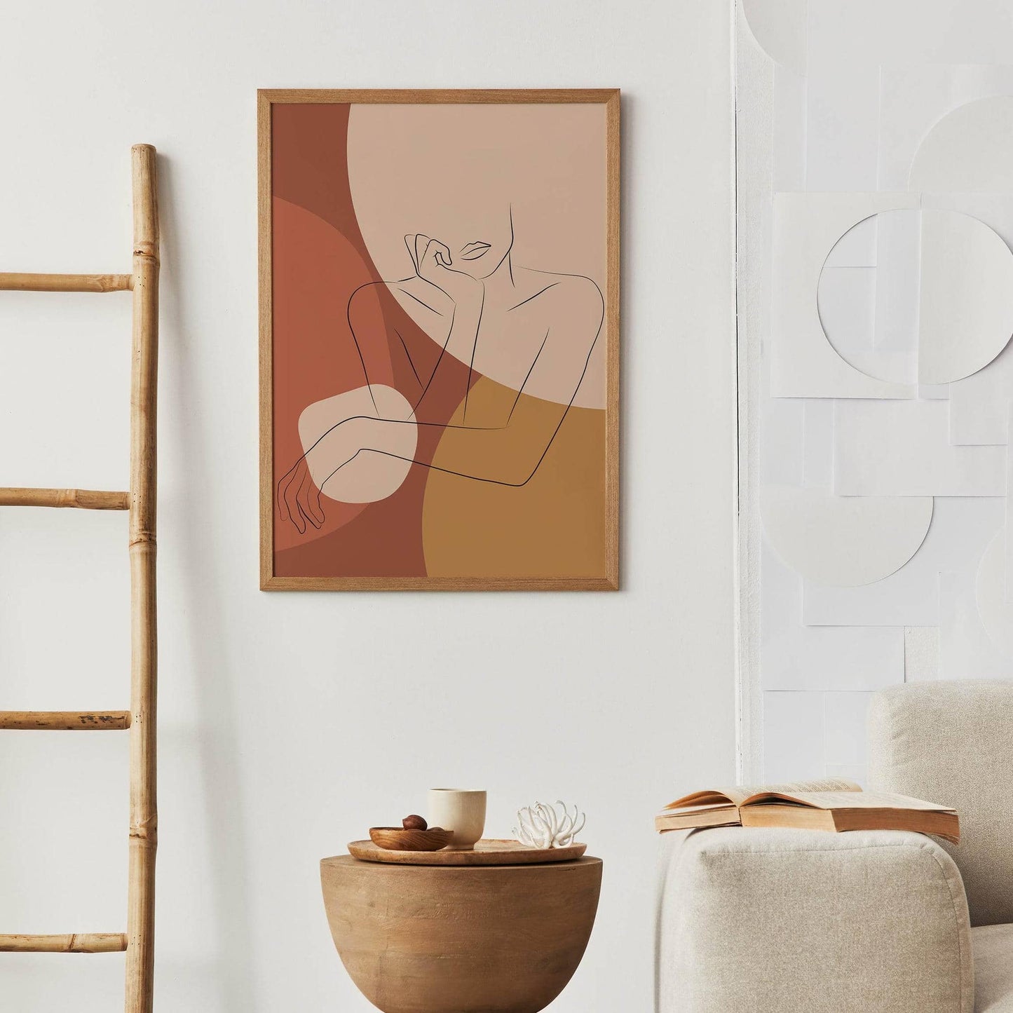 Set of 3 Burnt Orange Prints - HypeSheriff