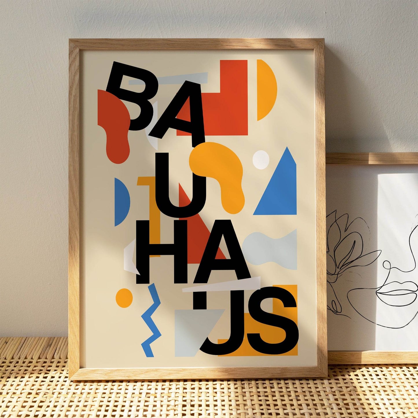 Typographic Bauhaus Poster - HypeSheriff