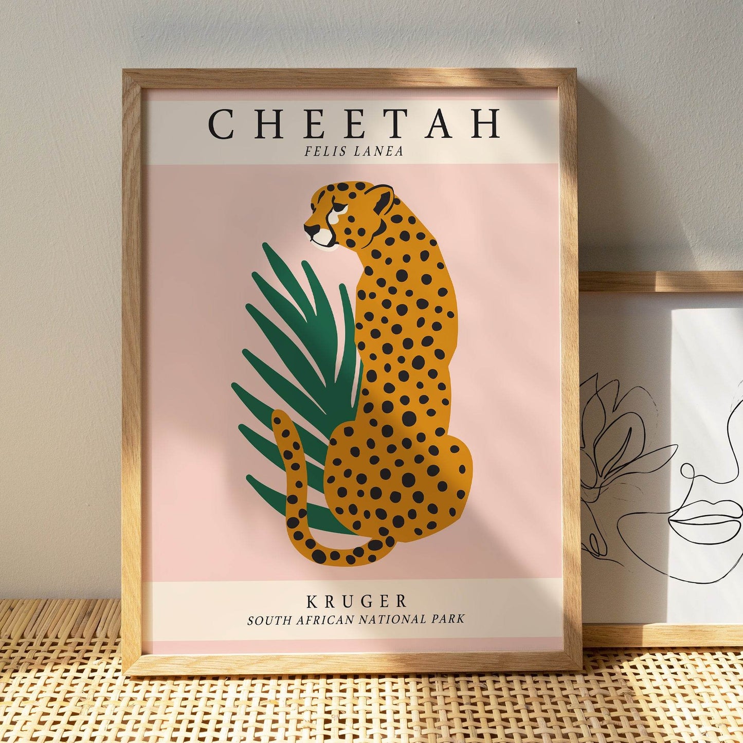 Cheetah Illustration Print - HypeSheriff